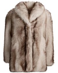 DUCIE - Emilia Faux-Fur Jacket - Lyst