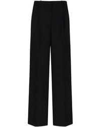 Anine Bing - Pleated Wide-Leg Trousers - Lyst