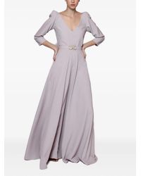 Lethicia Bronstein - Adila パフスリーブ ベルテッド ドレス - Lyst
