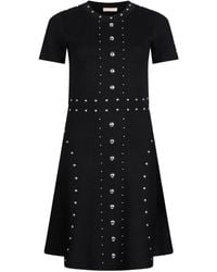 Liu Jo - Knit Dress With Studs - Lyst