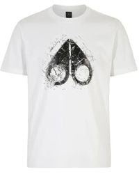 Moose Knuckles - Logo-Print Cotton T-Shirt - Lyst