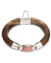 Isabel Marant - Taylor Wood Stone Bracelet - Lyst