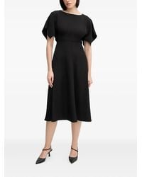 Sandro Ferrone - Flutter-Sleeve Midi Dress - Lyst