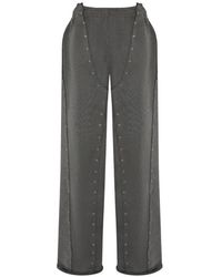 SRVC Studio - Pantalon De Jogging À Œillets Et Bords Francs - Lyst