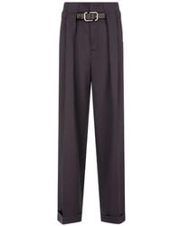 The Attico - Tailored Pleated Pants - Lyst