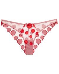 Fleur du Mal - Polka-Dot Briefs - Lyst