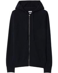 Burberry - Cashmere Zip-Up Hoodie - Lyst
