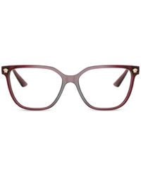 Versace - Brille Mit Eckigem Gestell - Lyst