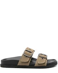 MSGM - Buckle-strap Sandals - Lyst