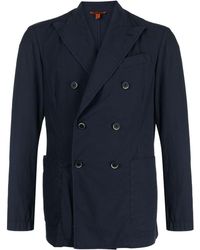Barena - Cotton-blend Double-breasted Blazer - Lyst