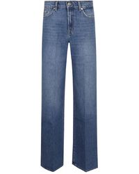 7 For All Mankind - Jean Lotta En Coton - Lyst