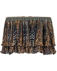 CAMILLA - Off-Shoulder Pleated Top - Lyst
