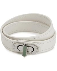 Shanghai Tang - Tang Locket Leather Bracelet - Lyst