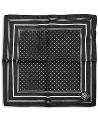 Dolce & Gabbana - Polka-Dot Silk Pocket Square - Lyst