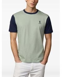 Hackett - Colour-Block Print T-Shirt - Lyst
