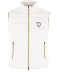 Brunello Cucinelli - Weste Mit Logo - Lyst