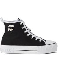 KARL LAGERFELD - Ikon Kampus Max Nft High-Top Sneakers - Lyst