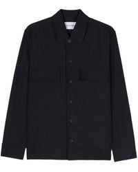 Calvin Klein - Pointed-collar Twill Shirt - Lyst