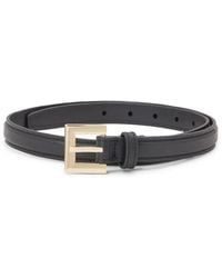 Anine Bing - Buckle Leather Belt - Lyst