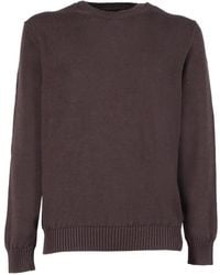 Zanone - Giro Crew-Neck Long-Sleeved Sweater - Lyst