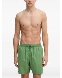 Lacoste - Short De Bain À Patch Logo - Lyst