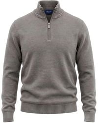 Drumohr - Pull À Col Zippé - Lyst