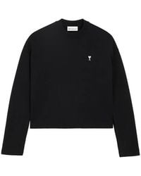 Ami Paris - Contrasted "Ami De Coeur" Sweatshirt - Lyst