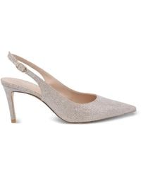 Stuart Weitzman - Stuart Power Slingback Pointed Toe Pumps - Lyst