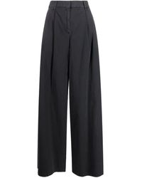 Nili Lotan - High-Waist-Hose Mit Weitem Bein - Lyst