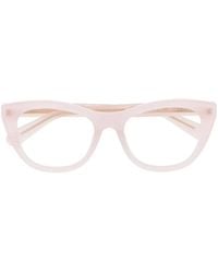 Stella McCartney - Rounded-Frame Glasses - Lyst