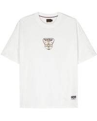 Evisu - Multi-hanafuda Patches Daicock Cotton T-shirt - Lyst