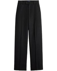Soeur - Pressed-Crease Wide-Leg Trousers - Lyst