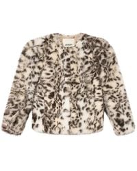 Isabel Marant - Chaqueta Bahria con animal print - Lyst