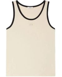 Sandro - Cotton Vest Top With Patch - Lyst