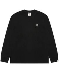 Aape By A Bathing Ape - Moonface Logo-Patch Sweater - Lyst