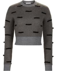 Nina Ricci - Bow-Embellished Mohair Sweater - Lyst