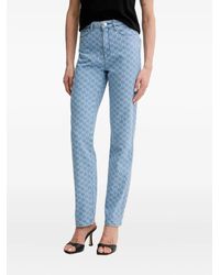 Karl Lagerfeld - Jeans Met Monogram-Print - Lyst