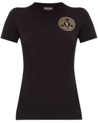 Versace Jeans Couture - V-Emblem T-Shirt - Lyst