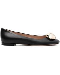Gianvito Rossi - レザーフラットシューズ - Lyst