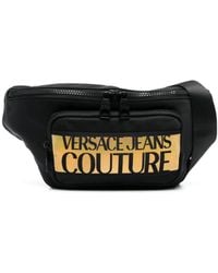 Versace - Logo-print Zip-fastening Belt Bag - Lyst