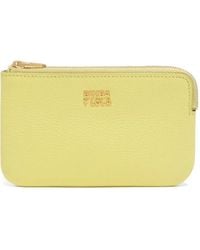 Bimba Y Lola - Zip-Top Leather Wallet - Lyst