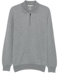 Canali - Polo-Collar Merino Wool Sweater - Lyst