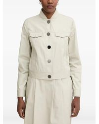 ARMANI EXCHANGE - Button-Up Chest-Pocket Jacket - Lyst