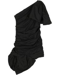 Pushbutton - Asymmetrische Mini-jurk Met Strik - Lyst