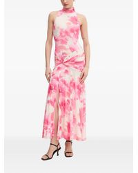 Bardot - Tie-Dye Ruched Maxi Dress - Lyst