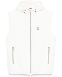 Brunello Cucinelli - Hooded Waistcoat - Lyst