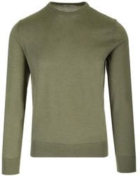 Al Duca d'Aosta - Fine-Knit Crew-Neck Sweater - Lyst