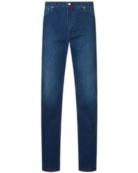 Kiton - Logo-Patch Jeans - Lyst