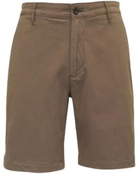 AG Jeans - Twill Cotton Shorts - Lyst
