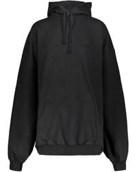 Vetements - Logo-Embroidered Cotton Hoodie - Lyst